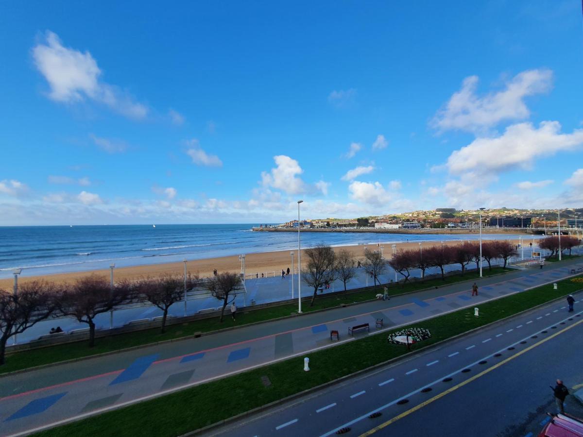Playa 12 - El Lujo De Estar En 1ª Linea De Playa - Vut-4043-As Apartment Gijon Luaran gambar